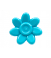 Medium Azure Minifigure, Utensil Trolls Flower, 7 Petals and Pin