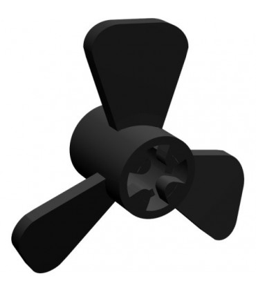 Black Propeller 3 Blade 3 Diameter