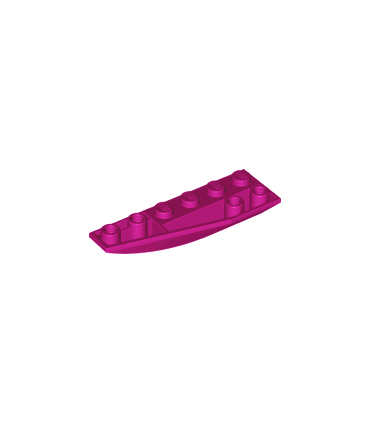 Magenta Wedge 6 x 2 Inverted Left