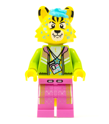 DJ Cheetah, Vidiyo Bandmates, Series 1 (Minifigure Only without Stand and Accessories)