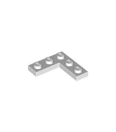 White Plate 3 x 3 Corner