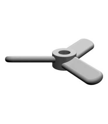Light Gray Propeller 3 Blade Small
