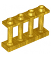 Pearl Gold Fence Spindled 1 x 4 x 2 with 4 Studs