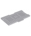 Light Bluish Gray Brick, Modified 8 x 16 x 2/3 with 1 x 4 Indentations and 1 x 4 Plate