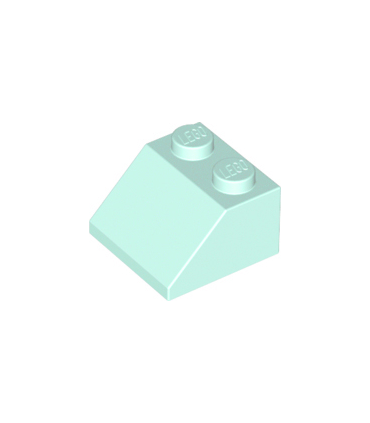 Light Aqua Slope 45 2 x 2