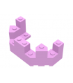 Bright Pink Castle Turret Top 4 x 8 x 2 1/3