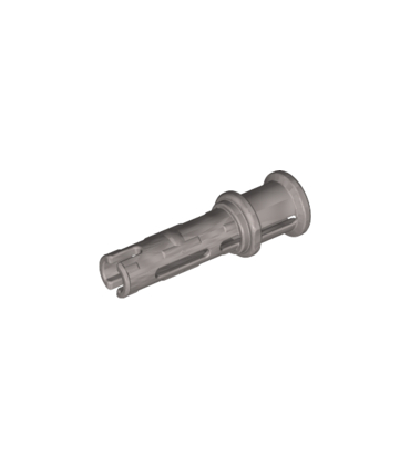 Flat Silver Technic, Pin 3L with Friction Ridges and Stop Bush
