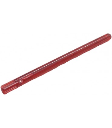 Trans-Red Bar 10L with Axle End (Lightsaber Blade)