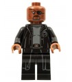 Nick Fury - Gray Sweater and Black Trench Coat, No Shirt Tail