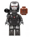 War Machine - Pearl Dark Gray and Silver Armor with Backpack
