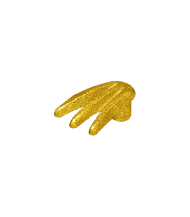 Pearl Gold Minifigure, Weapon Bladed Claw, Spread