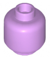 Medium Lavender Minifigure, Head (Plain)