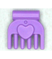 Lavender Friends Accessories Comb, Small with Heart