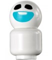 Snowgie - Medium Azure Smile, Minifigure Head Body