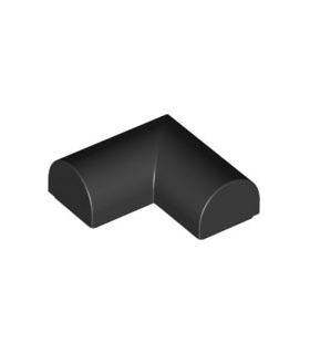 Black Slope, Curved 2 x 2 x 2/3 Double Corner