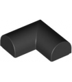 Black Slope, Curved 2 x 2 x 2/3 Double Corner