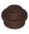 Dark Brown Plate, Round 1 x 1