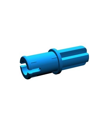 Blue Technic, Axle Pin with Friction Ridges Lengthwise