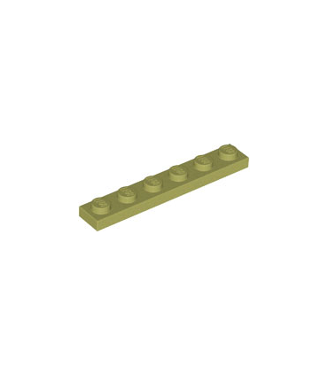 Olive Green Plate 1 x 6