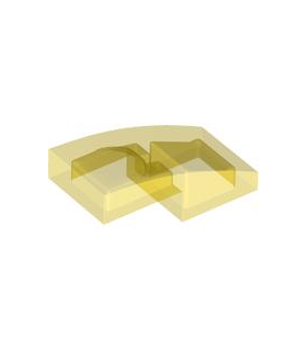Trans-Yellow Slope, Curved 2 x 1 x 2/3