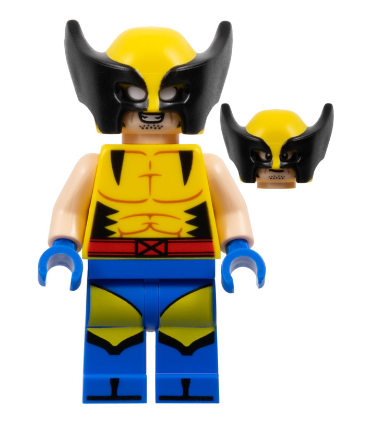 Wolverine - Yellow and Black Mask, Blue Hands