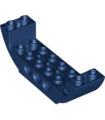 Dark Blue Slope, Curved 8 x 2 x 2 Inverted Double