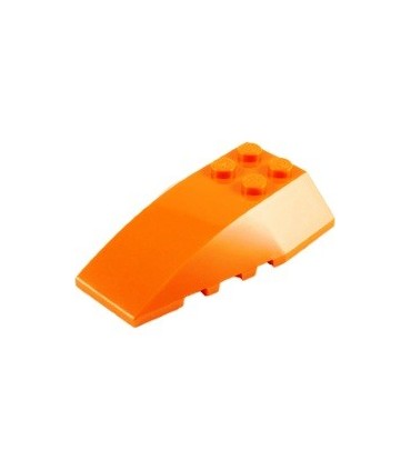 Orange Wedge 6 x 4 Triple Curved