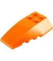 Orange Wedge 6 x 4 Triple Curved