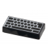 Black Tile 1 x 2 with Computer Keyboard Blank Keys Pattern