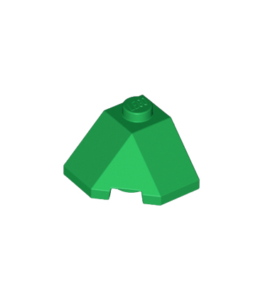 Green Wedge 2 x 2 (Slope 45 Corner)