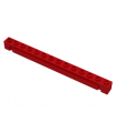 Red Brick, Modified 1 x 14 with Channel