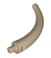 Dark Tan Dinosaur Tail End Section / Horn