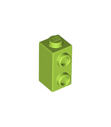 Lime Brick, Modified 1 x 1 x 1 2/3 with Studs on Side