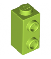 Lime Brick, Modified 1 x 1 x 1 2/3 with Studs on Side