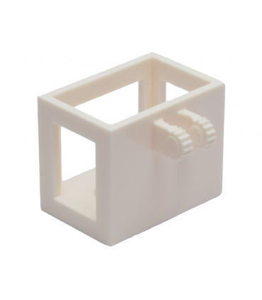 White Crane Bucket Lift Basket 2 x 3 x 2 with Locking Hinge Fingers