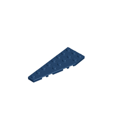 Dark Blue Wedge, Plate 8 x 3 Pentagonal Left