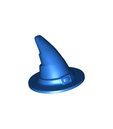 Blue Minifigure, Headgear Hat, Wizard / Witch
