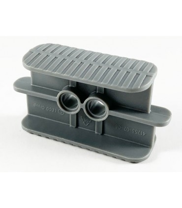 Dark Bluish Gray Rubber Band / Belt Holder 2 x 6 x 2 1/3