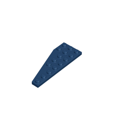 Dark Blue Wedge, Plate 8 x 3 Pentagonal Right