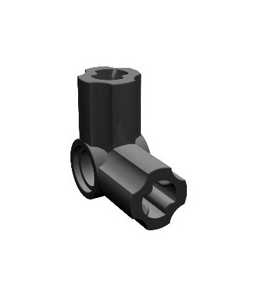 Black Technic, Axle and Pin Connector Angled N6 - 90 degrees
