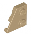 Dark Tan Wedge, Plate 2 x 2 Left