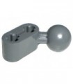Dark Bluish Gray Technic, Liftarm 1 x 2 with Ball Joint Angled