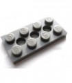 Dark Bluish Gray Technic, Plate 2 x 4 with 3 Holes
