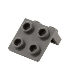 Dark Bluish Gray Bracket 1 x 2 - 2 x 2