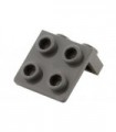 Dark Bluish Gray Bracket 1 x 2 - 2 x 2