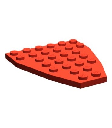 Red Boat Bow Plate 7 x 6 without Stud Notches