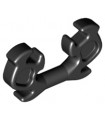 Black Minifigure, Helmet Ninja Horn Elaborate