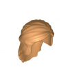Medium Nougat Minifigure, Hair Female Mid-Length with Braid Around Sides