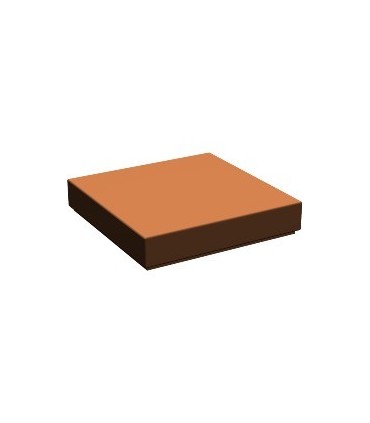 Reddish Brown Tile 2 x 2
