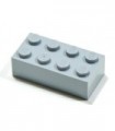 Light Bluish Gray Brick 2 x 4